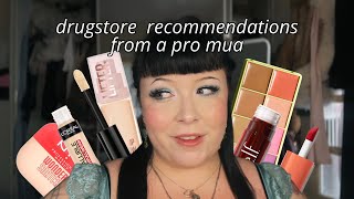 drugstore beauty recommendations from a pro mua