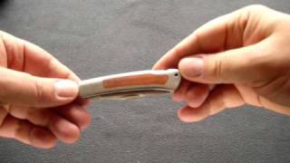 Ks2155 Kershaw Indian Ford Lockback Wood Inlay