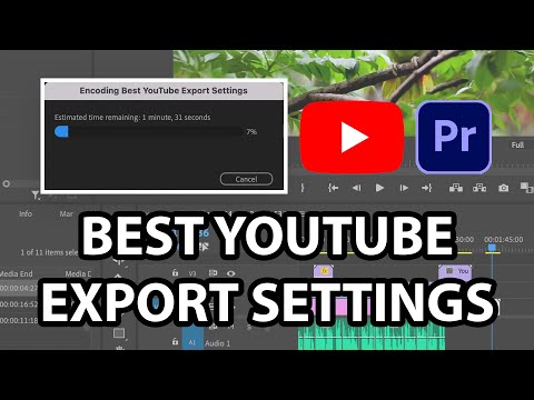 Лучшие настройки экспорта для видео YouTube в Adobe Premiere Pro 2025