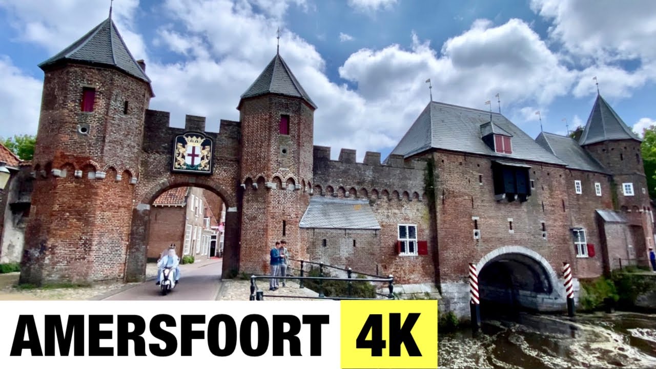 AMERSFOORT, NETHERLANDS 🇳🇱 [4K] City Centre Walking Tour
