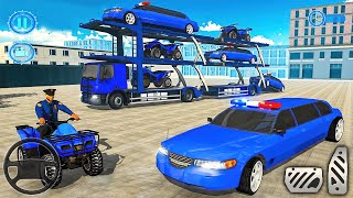 US Police Limousine Car Quad Bike Transport Simulator 2022 - Android Gameplay screenshot 2