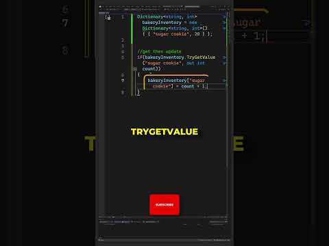 Get A Dictionary Value Then Update It | C# Dictionary