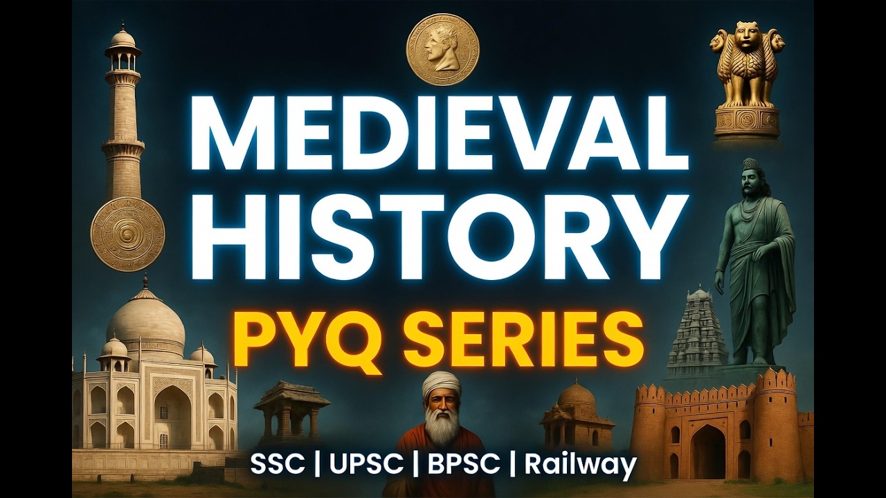 Medieval History PYQ Series | Part 9 | Previous Year Questions | SSC ...