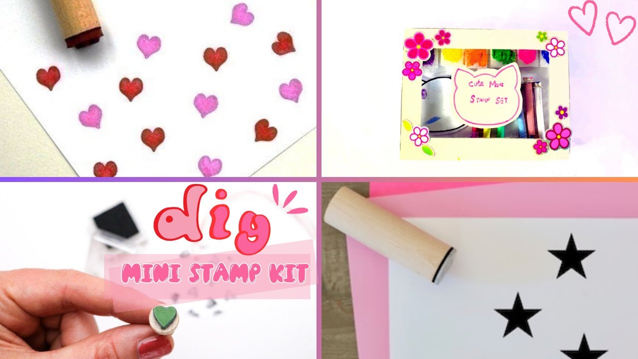 DIY Tutorial: Rubber Stamp Kids Animal Stationery