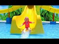 Katya and Dima have fun at the Water Park + more Kids Songs &amp; Nursery Rhymes