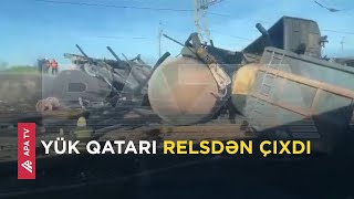 Volqoqrada PUA hücumu - Qatarın yanacaq dolu sisterni partladı – APA TV