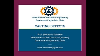 SUBJECT 22446/MPR/UNIT 3/ CASTING PROCESS