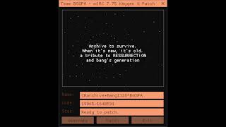 BGSPA - mIRC 7.75 Keygen & Patch Music