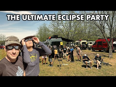 Van Life Under a Total Eclipse! Unforgettable RV Camping in Arkansas