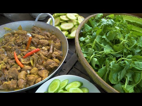Video Cơm Chiều trên Sông, Rau Cải Đất chấm Vịt Kho Gừng... - youtube