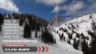 Big Dipper Trail at Alta – Relaxed Blue Run, Unbeatable Views!