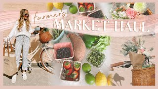 FARMER'S MARKET vs. GROCERY STORE HAUL | comparing the price & quality of the produce! 🍓✨
