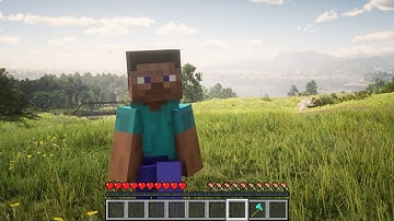 Ultra Realistic Minecraft graphics [RDR2 mods]