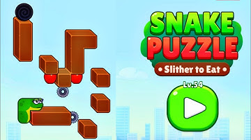 Snake Puzzle Slither to Eat level 54