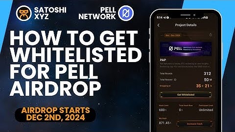 How To Get Whitelisted For Pell Airdrop On Satoshi App | How To Complete Pell Network Quest