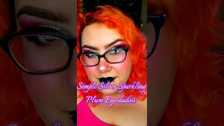 Simple Silver Sparkling Plum Eyeshadow Tutorial