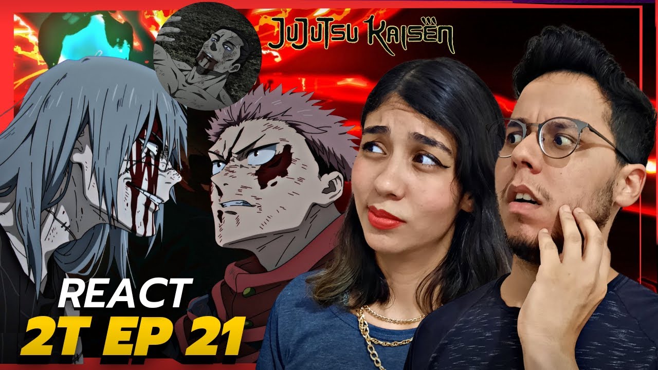 ITADORI VS MAHITO! ELE FOI DESTRUÍDO! JUJUTSU KAISEN EP 21 TEMPORADA 2 -  REACT 