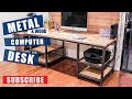 Metal & Wood Computer Desk Build | JIMBOS GARAGE