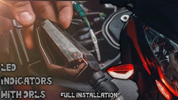 LED indicators for Ns200/160 | with DRLs | Full installation | Cheap and Best