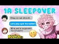Class 1A SLEEPOVER (ft. Aizawa roasts them)! 😂 BNHA Texts - MHA Chat - BakuDeku