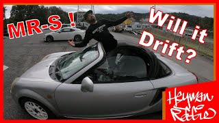 Drifting a Toyota MR2 Spyder at Nikko Circuit! 1ZZ Midship Engine to its test!