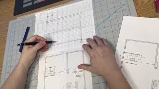 Manual Drafting: Sketch a 2Story Architectural Section