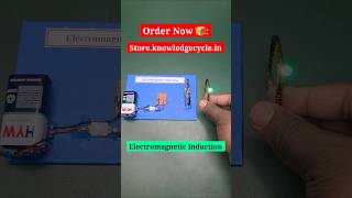 Electromagnetic Induction Working Model Physics Project Class 12 @knowledgecycle