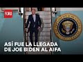 Joe Biden, presidente de Estados Unidos, aterriza en el AIFA - Las Noticias