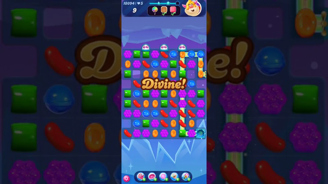 Candy Crush Saga Level 18093 - 18095 ( part 2 episode race )