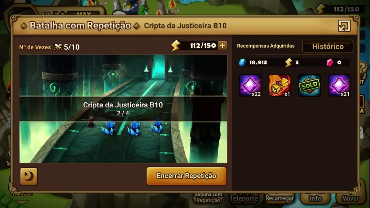 summoners war 3 icaru cripta da justiceira