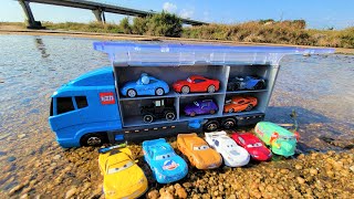 Discover Cars Tomica by the river! Pick up and store. | "River Edition"