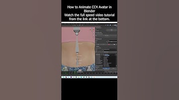 How to Animate CC4 Avatar in Blender - | Motion | Lip Sync | Facial | Character Creator 4 - Tutorial
