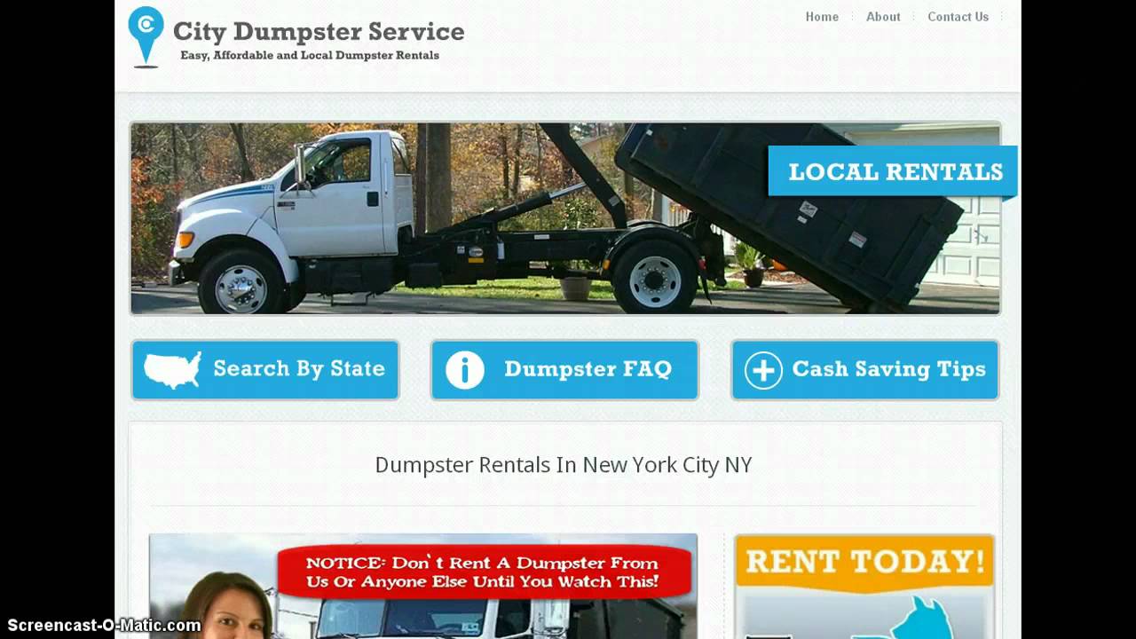 Dumpster Rental New York NY