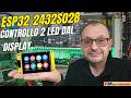 ESP32-2432S028_Controllo 2 LED dal display