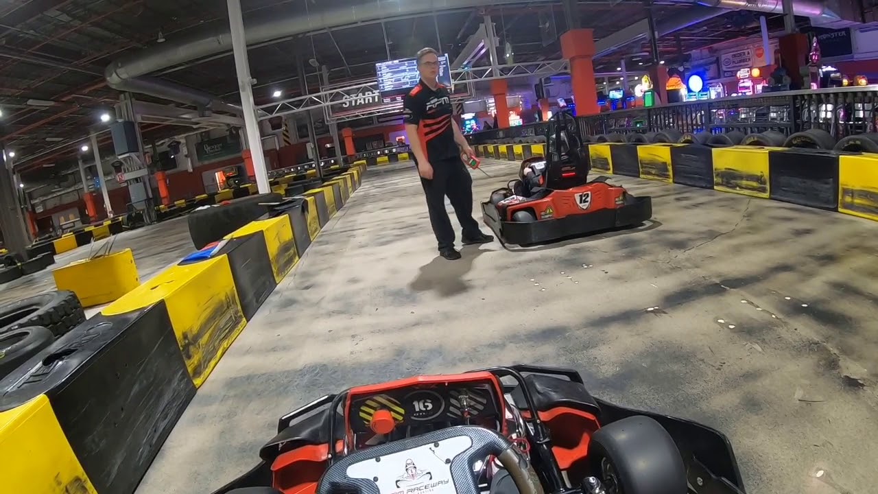 Go kart racing at rpm Long Island YouTube