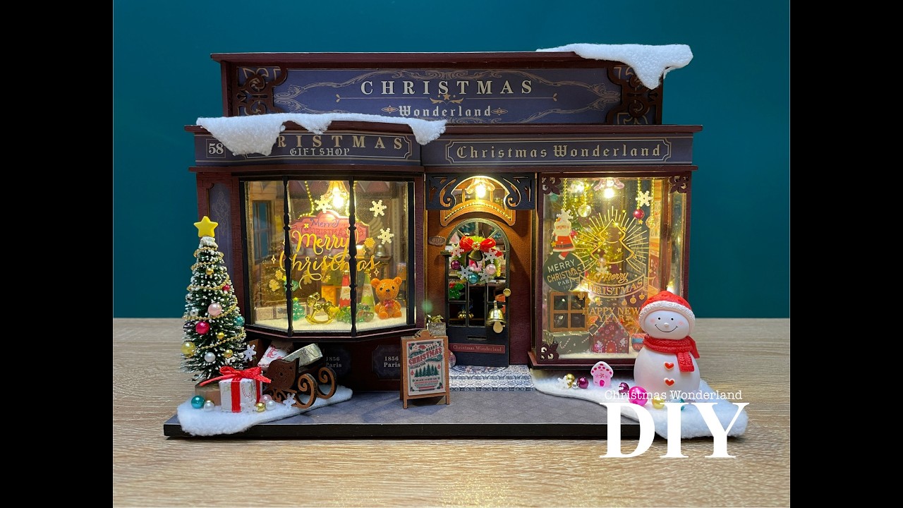 Christmas Wonderland | DIY Miniature Dollhouse Crafts | Relaxing