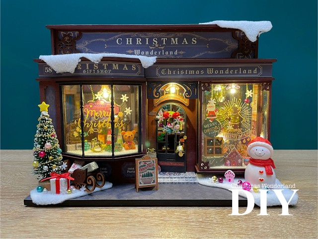 Christmas Wonderland | DIY Miniature Dollhouse Crafts | Relaxing