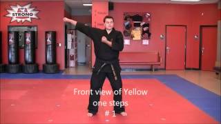 Yellow Belt One Steps #1 , #2, and #3