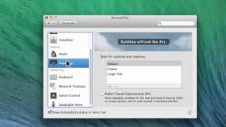 OSX Accessibility Features