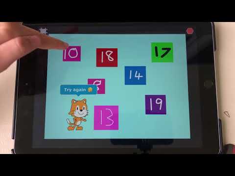 ScratchJr odd and even numbers puzzle