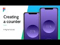 Creating a counter in Figma