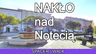 Nakło nad Notecią - Poland, walking tour in Nakło  | 4K