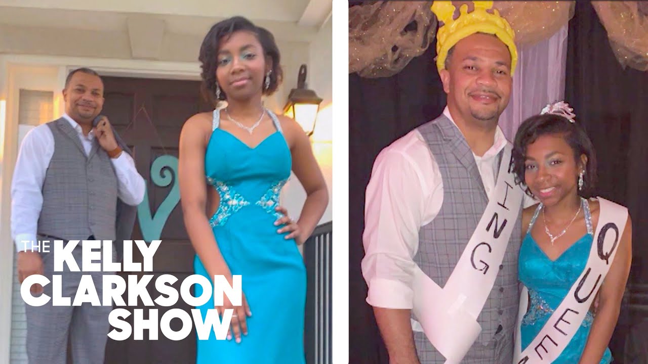 Prom Dadf Ree Dad Recreates Prom At Home For High School Daughter In Quarantine - YouTube