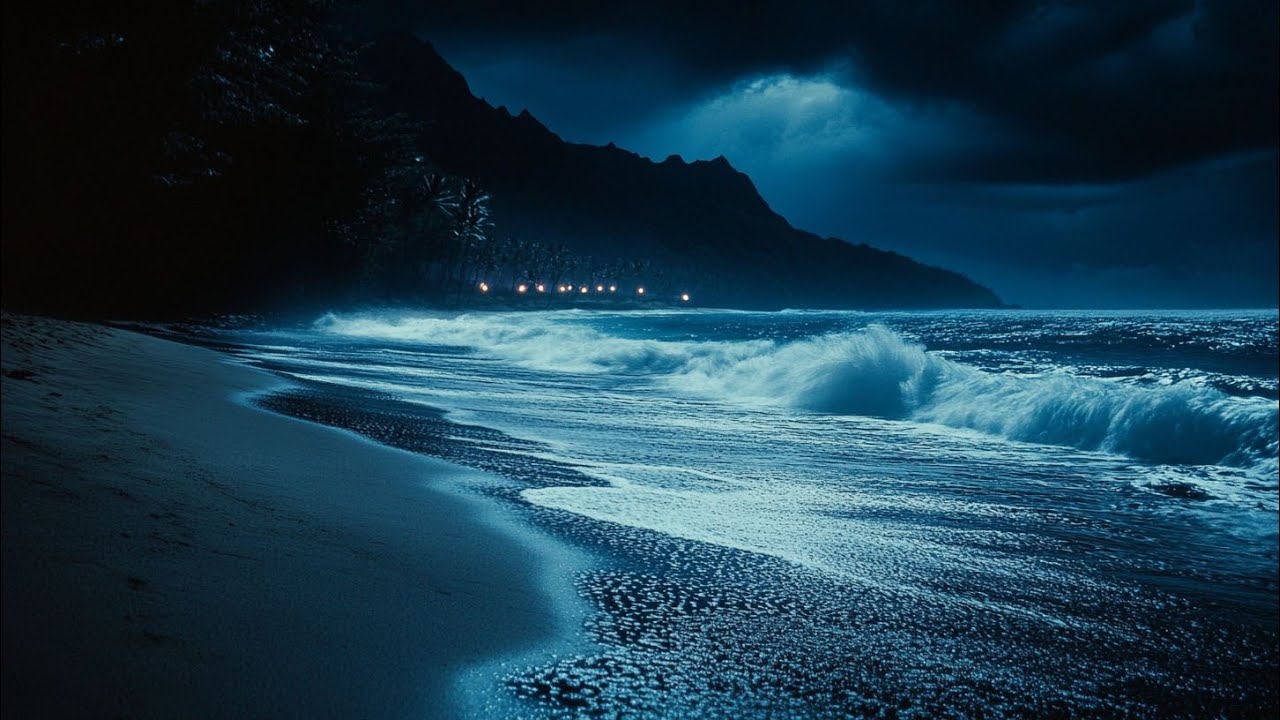 Goodbye Stress to Sleep Instantly | Ocean Sounds  All Night For Inner Calm Meditation And Sleep