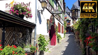 Rüdesheim Am Rhein - Stadtrundgang 🇩🇪 (4K)