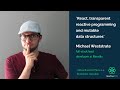 React, transparent reactive programming and mutable data structures talk, by Michel Weststrate