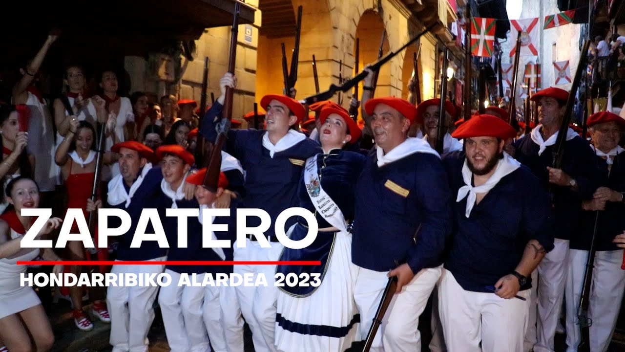 Rompan filas, Zapatero completo y final de Alarde Hondarribia 2023 | Txingudi Online