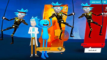 MultiVersus - Rick Sanchez Winning And Losing Animations