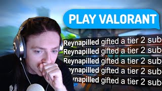 A Viewer Made Me Play VALORANT...