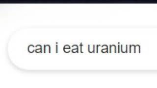 Eat uranium